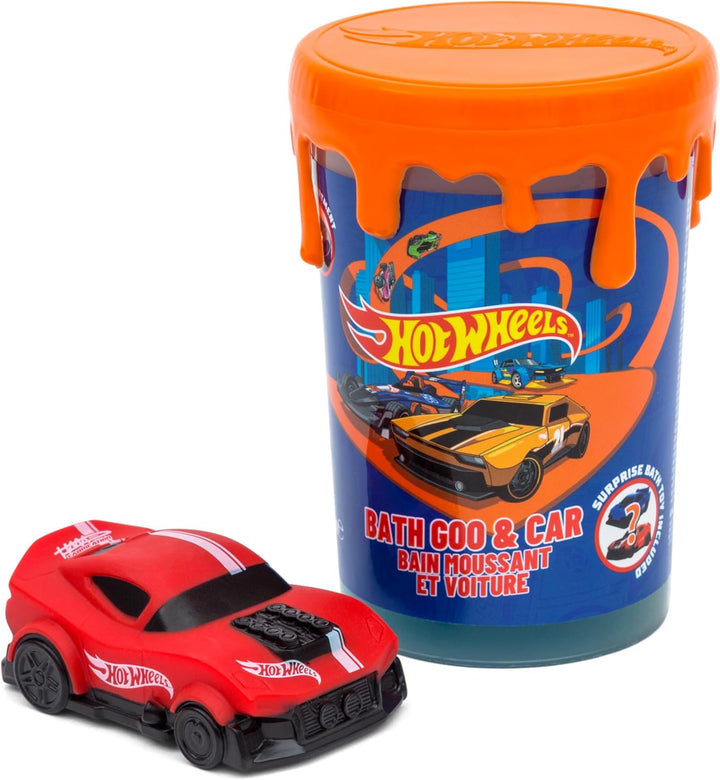 Hot Wheels Children'S Bath Goo & Toy Car - Bath Goo 200Ml - Children'S Bath Goo - Bubble Bath - Bath Slime