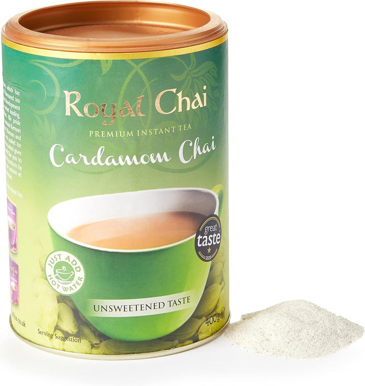 | Elaichi Chai Unsweetened | 10 Single Serving Sachets | Premium Instant Tea