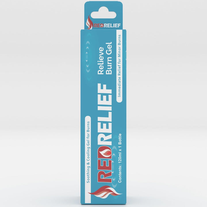 Emergency Burn Gel 120Ml Bottle - Soothing and Cooling Gel Dressing for Burns, Scalds and Sunburn