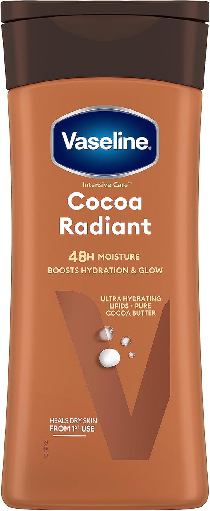 Intensive Care Cocoa Radiant Body Lotion with Ultra-Hydrating Lipids and Pure Cocoa Butter for Dry Skin 200 Ml