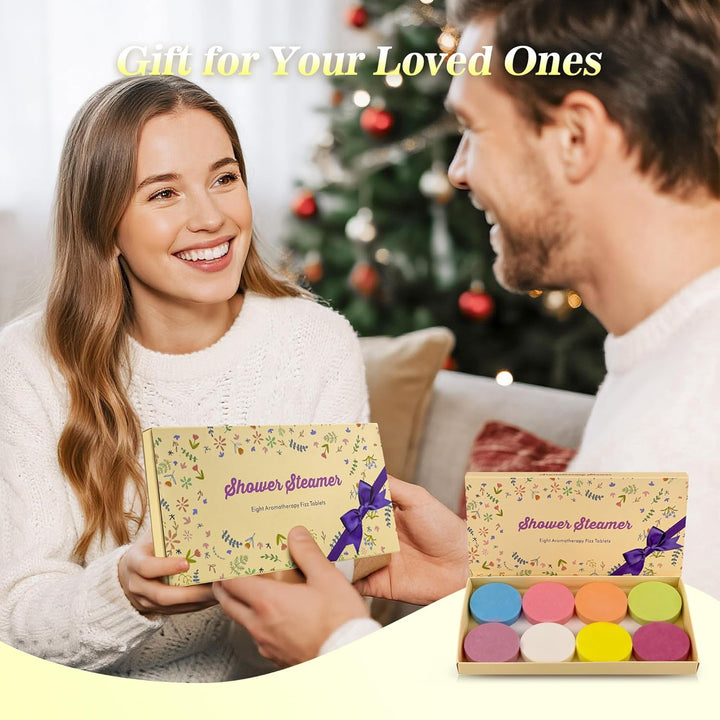 Bulk Shower Steamers Aromatherapy – Self Care Gift Set with 8PCS Unique Scented Shower Bombs. Natural Organic Melts for Women Mother'S Day, Shower Fizzies for Bathroom Relaxing and Moisturizing Spa