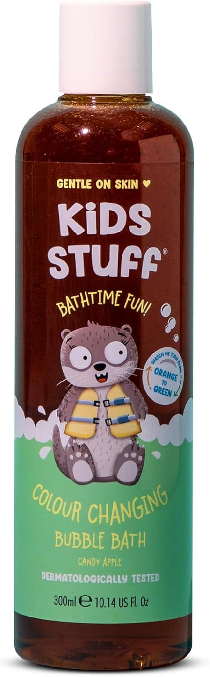 Pink Sparkling Bubble Bath | Kids Bubble Bath with Strawberry Swirl Scent | Turns Water Pink & Sparkling for Bathtime Fun | Dermatologically Tested | Mild & Gentle on Skin | Vegan | 300Ml