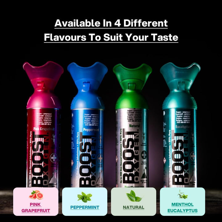 Cylinder - Portable Oxygen Cylinder for Breathing up to 100 Uses | Pink Grapefruit Pure Oxygen Can Promotes Free Breathing, Assists with Hangovers, Colds, & Revitalizes Lungs 5L