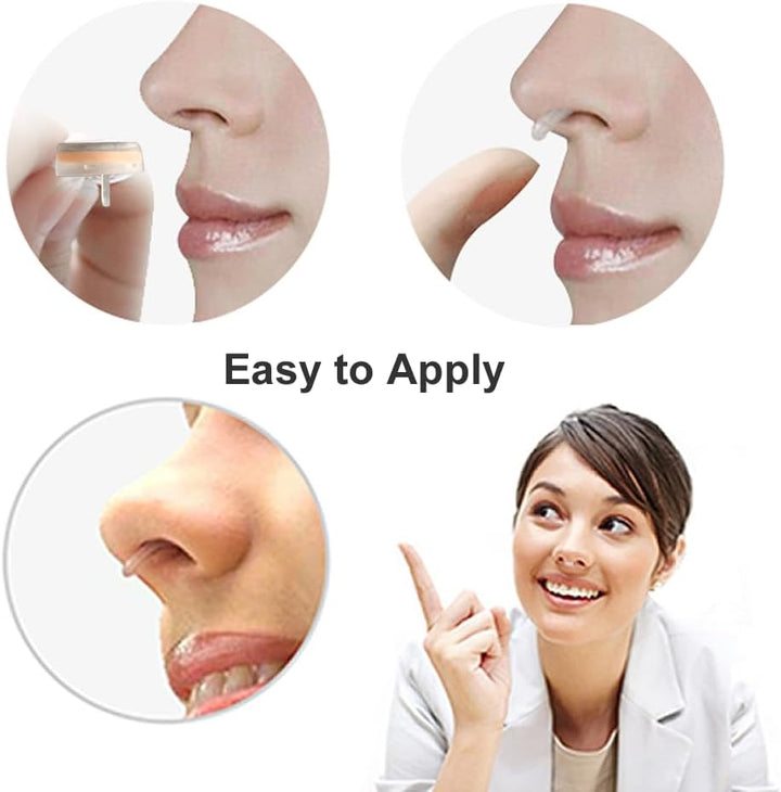 Ultra-Breathable Nasal Filters with 12 Pairs of Replacement Filters(Narrow, Large, 3 Pack)