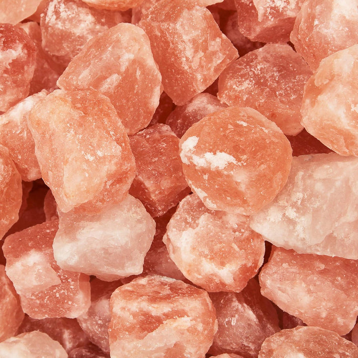 Rock Crystal Sauna Salt - 2Kg Natural Red Salt from the Salt Range, Pakistan - High Quality Salt Chunks for Sauna & Wellness - Perfect for Relaxing Infusions