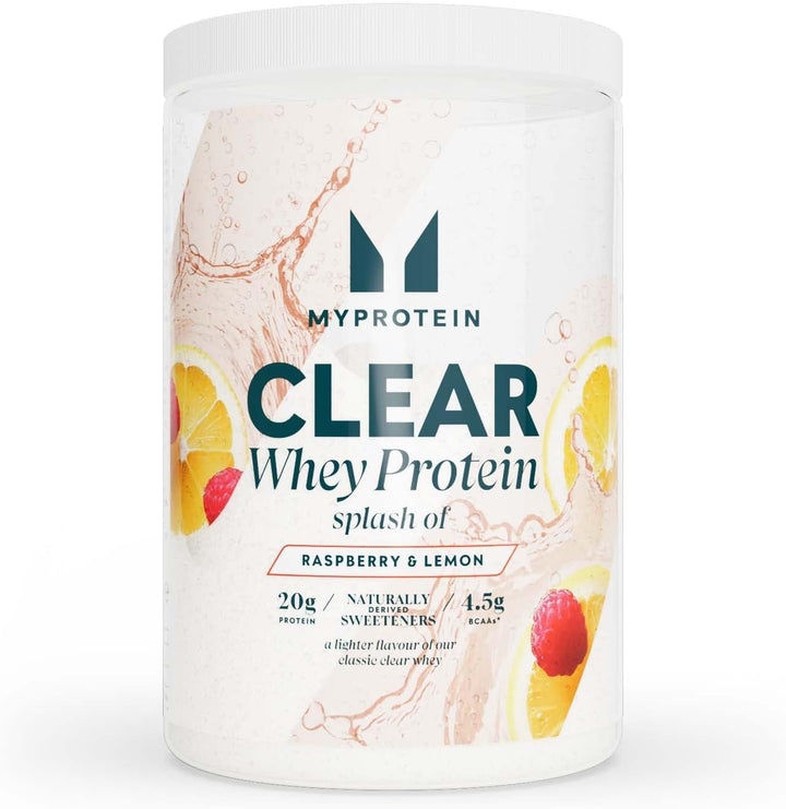 Clear Whey Protein Isolate Powder - Peach Tea - 488G - 20 Servings - Cool and Refreshing Whey Protein Shake Alternative - 20G Protein and 4G BCAA per Serving