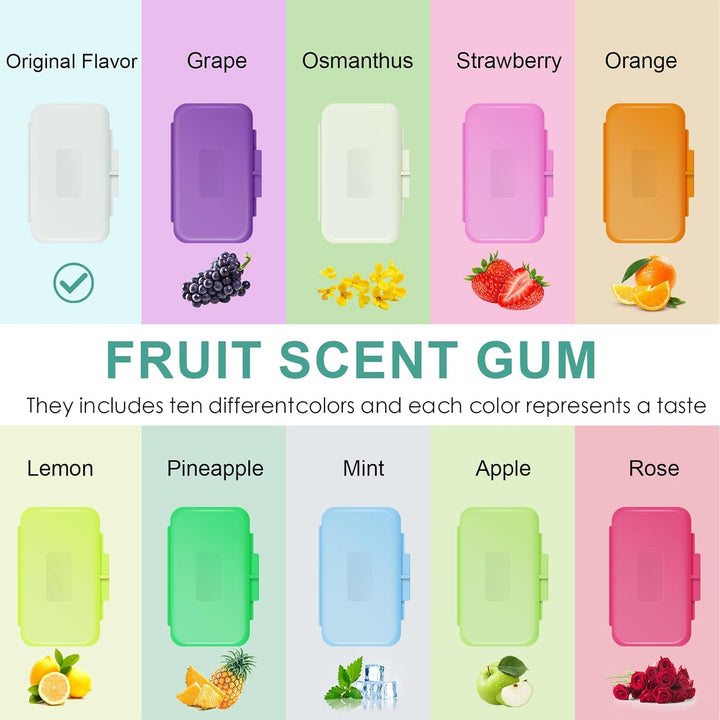 10 Boxes Dental Wax for Braces, Dental Orthodontic, Braces Wax with Fruit Smell, Dental Oral Care, Silicone Orthodontic, Wearers Gum Protection, Tooth (10 Scent)