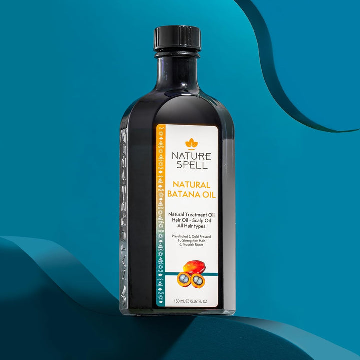 Batana Oil for Hair Growth, Pre-Diluted Scalp Oil, Strengthens & Repairs Damaged Strands, Nourishes & Hydrates Split Ends, Adds Shine, for All Hair Types, Vegan, 150 Ml