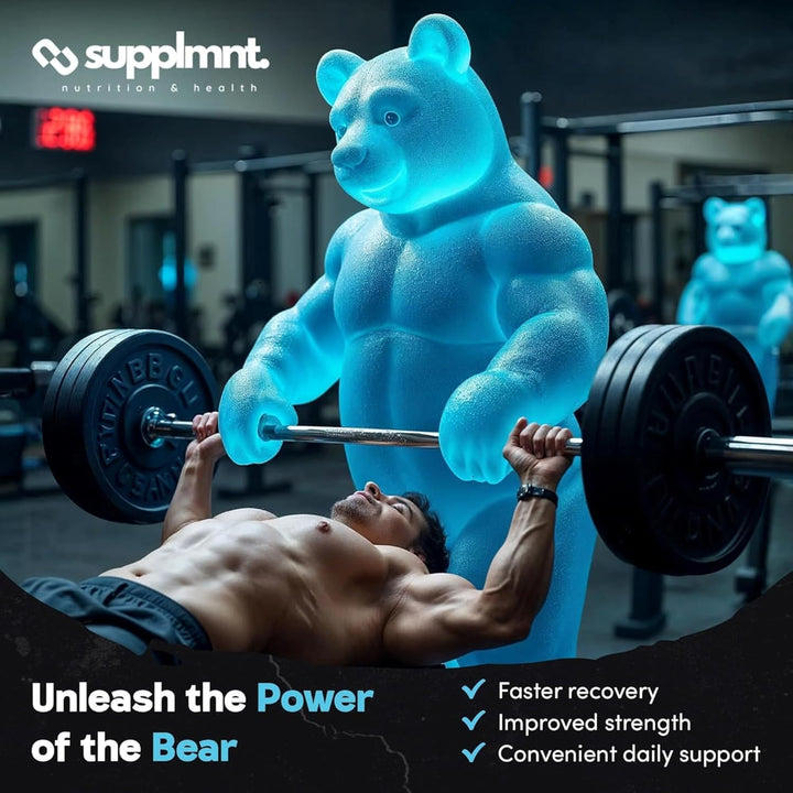 Creatine Gummies 5000Mg Lab-Tested 120Ct Max Strength Muscle Growth/Recovery Supplements for Men & Women Creatine Monohydrate B12 & L-Taurine Vegan Gym Pre Workout Gummies, (Blueberry)