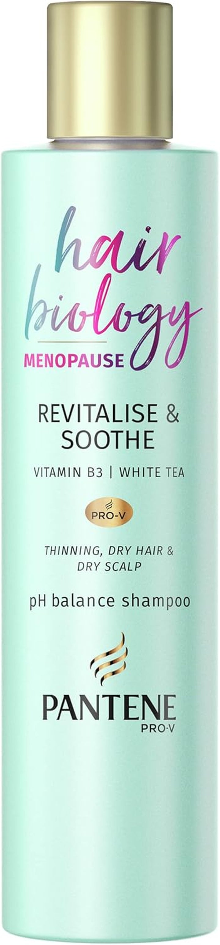 Menopause Hair Serum, Leave-In Thickening Hair Spray & Scalp Treatment, anti Hair Loss, Densifies Thinning Hair, Vitamin B3 & White Tea, Hair Thickening Products for Women, Hair Biology, 100Ml