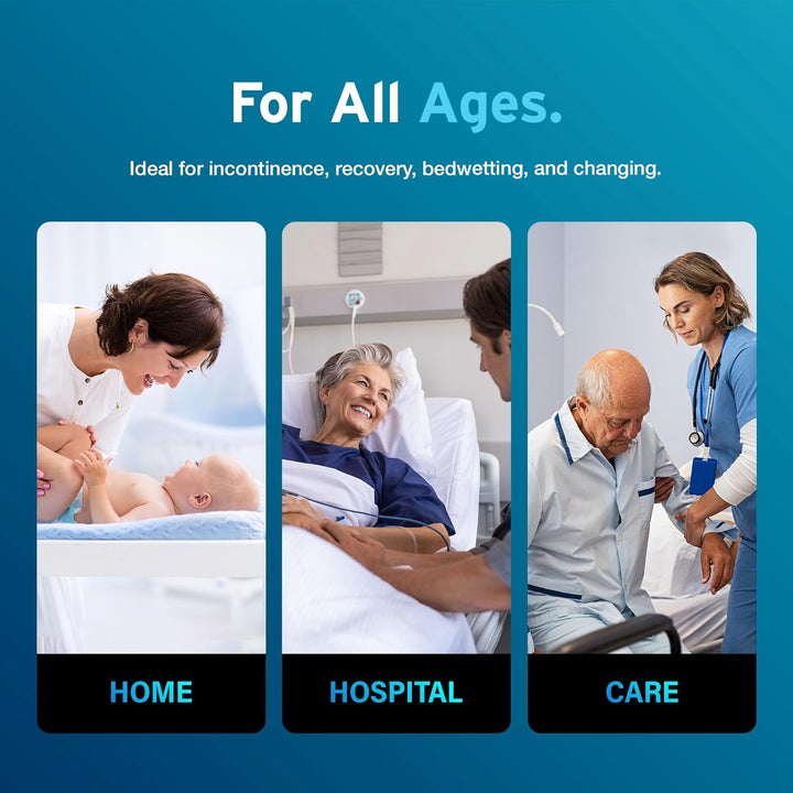 30 X  Incontinence Bed Pads 90 X 60Cm | Extra Large Disposable Incontinence Pads | Maximum Absorbency Incontinence Bed Sheets for Adults, Children & Babies | 1,200ML Capacity | CE Certified