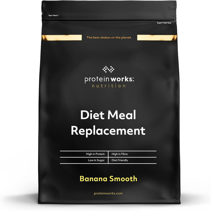 Protein Works - Diet Meal Replacement, Chocolate Silk, Nutrient Dense Complete Meal, Immunity Boosting Vitamins, Affordable, Healthy and Quick, 14 Meals, 1Kg
