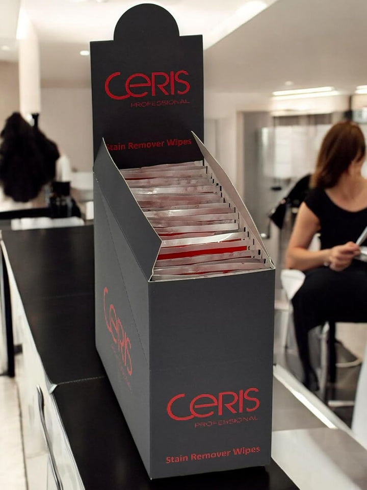 Hair Color Remover Wipes | Individually Wrapped, Gentle and Effective Dye Stain Remover | Cleansing Wipes for Hair, Hands, Face, and Neck | Portable Travel-Friendly | 25 Count