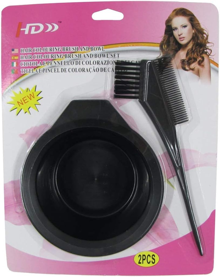 2Pc Hair Colouring Brush and Bowl Set