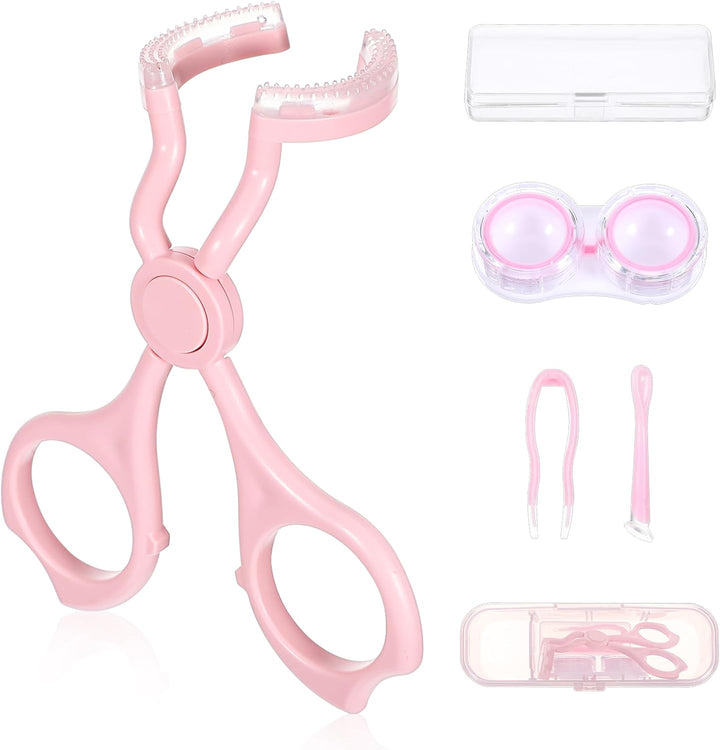 Contact Lens Applicator,Contact Lens Wearing Aids,Contacts Remover Tool for Contacts Insertion Tool Set Includes Tweezers,Len Case and Contactes Len Remover Plunger Suction Cup