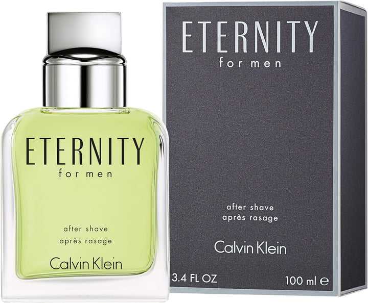 CALVIN KLEIN Eternity - after Shave for Men - Woody-Aromatic Fragrance - Nourishes and Cools after Shaving - 100 Ml
