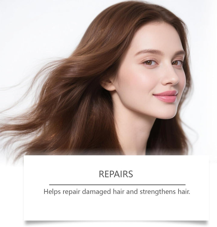 Radiant Brown Hair Mask - 90G. a Multi-Benefit Nourishing Mask Suitable for Color-Treated Hair That Moisturizes, Smoothes, and Maintains Vibrant Color.