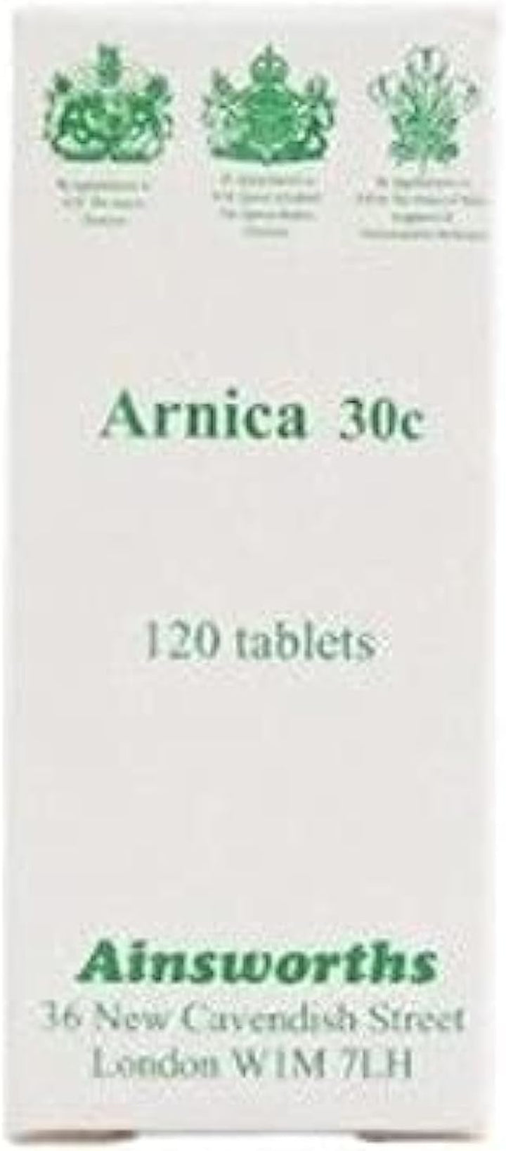 Ainsworths Arnica 30C Homoeopathic Remedy 120 Tablet