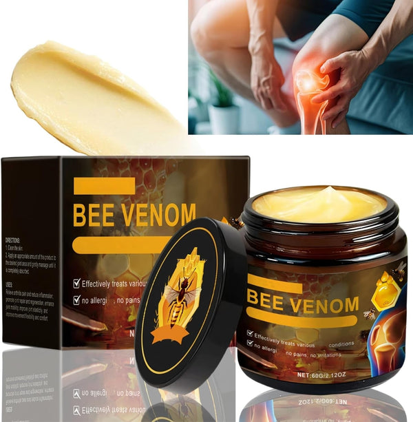 Bee Venom Cream for Pain Relief,B/Ee V/Enom Treatment C/Ream,Be/E Ve/Nom Repair Cr/Eam for All Skin Types,Muscle Rub Pain Relief,B/Ee Ven/Om Pain Cre/Am,Venom Bee Cream Relief Crea/M for Muscle