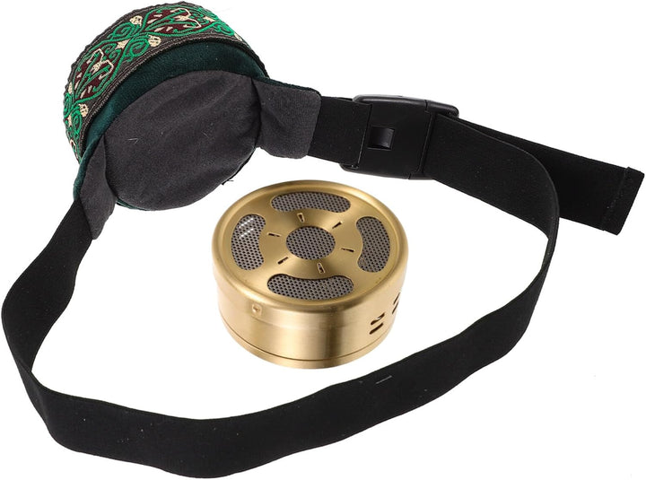 Moxibustion Box Set 2Pcs Velvet Smoke Filter Cover Copper Acupuncture Moxa Box for Full Body Use Traditional Chinese Therapy