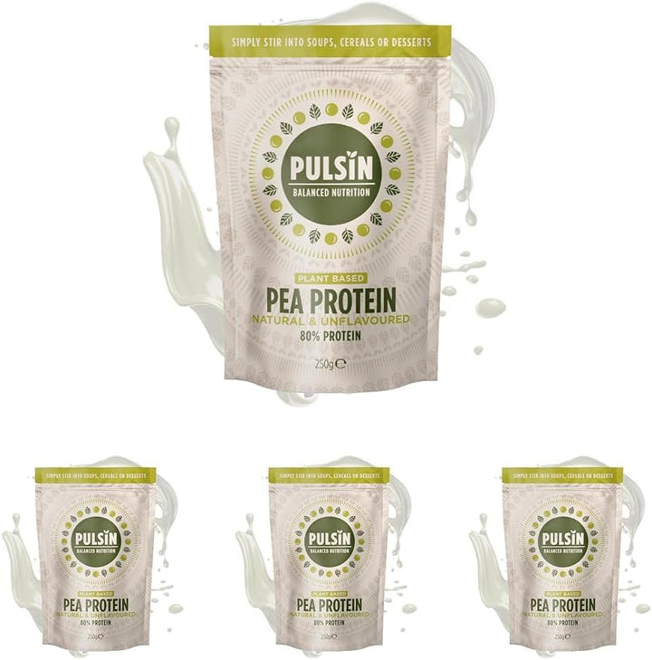 - Unflavoured Vegan Pea Protein Powder - 1Kg - 8.0G Protein, 0G Carbs, 41 Kcals per Serving - Gluten Free, Plant Based, Palm Oil Free & Dairy Free