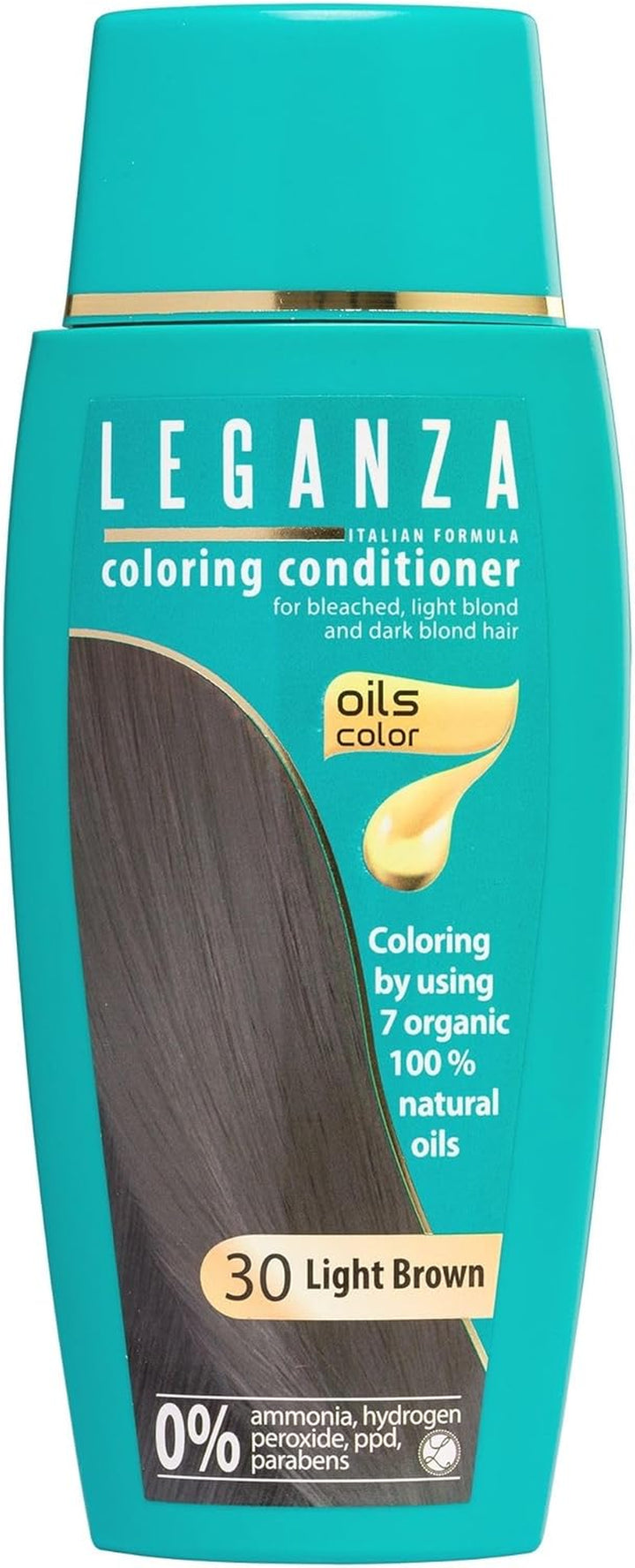 Hair Coloring Conditioner Natural Balm Color Copper Titian Nº 40 | Enriched with 7 Natural Oils | Ammonia, PPD and Paraben Free | 150 Ml
