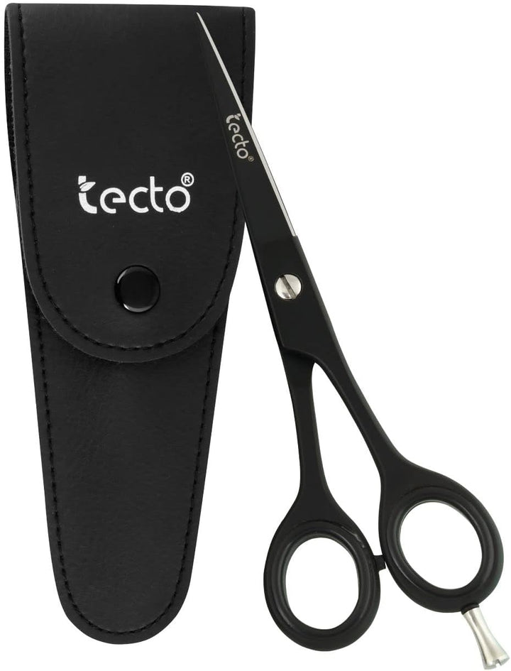 6" Hair Dressing Scissors Sharp, Hair Cutting Scissor for Professional, Hairdressers Barbers Stainless Steel Hair Cutting Shears, Sharp Hair Scissors for Women, Men, Children and Adults (Black)