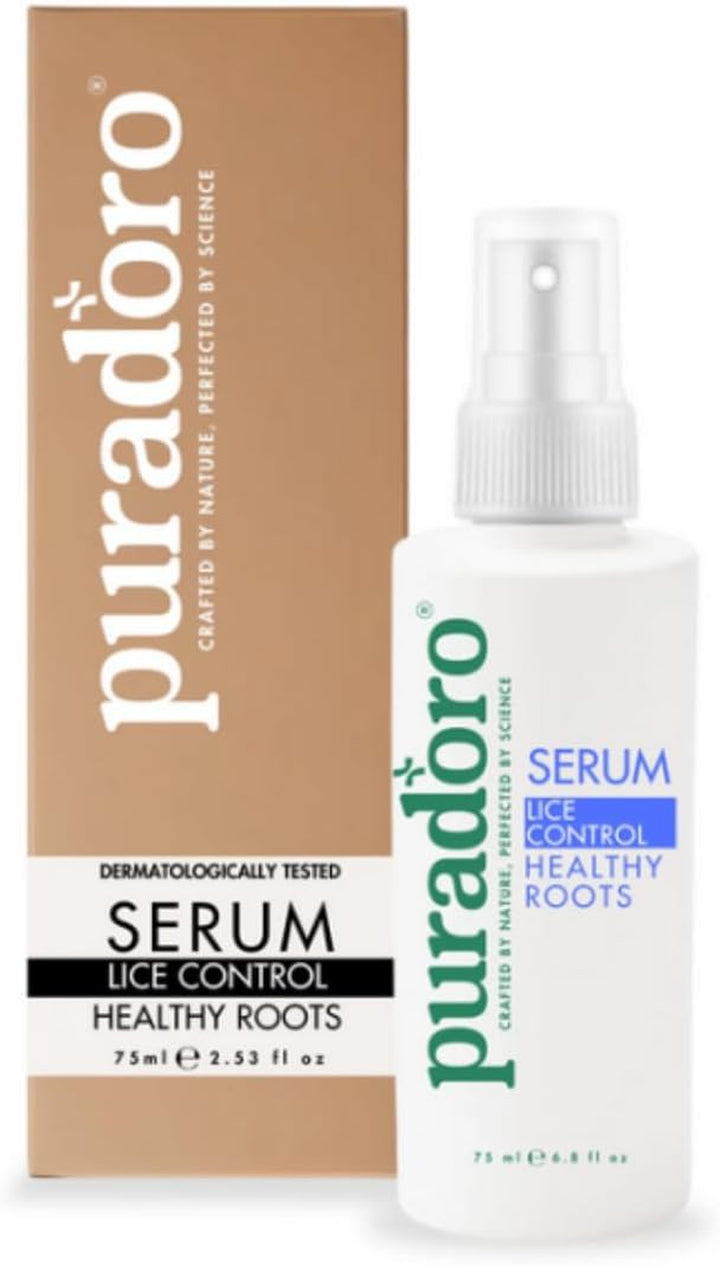 Headlice Treatment – 100% Natural Nit Treatment Lotion Spray Serum, Kills All Head Lice & Eggs W/ Tea Tree & Neem – Strong Defence for Kids & Adults 75 ML