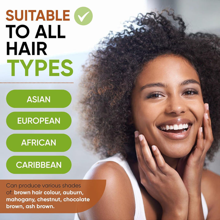 Henna Indigo Hair Dye 200G, Combo Pack, Organic, 100G Henna & 100G Indigo, Natural Hair Colour Beard Dye, Ppd-Free, Vegan