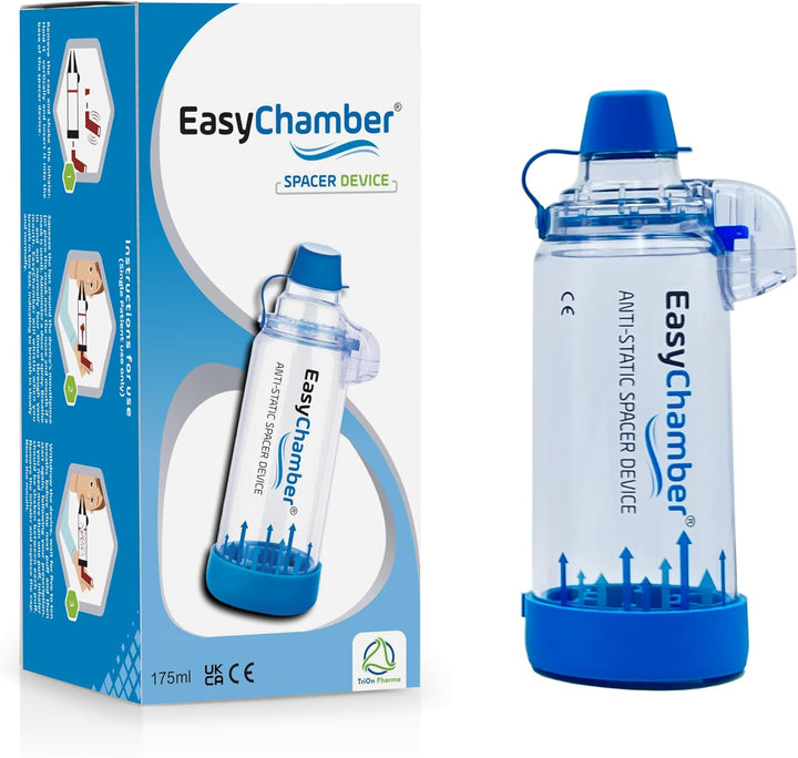 Anti-Static Spacer Device, Inhaler Chamber, Use with Metered Dose Inhaler, BPA and Latex Free