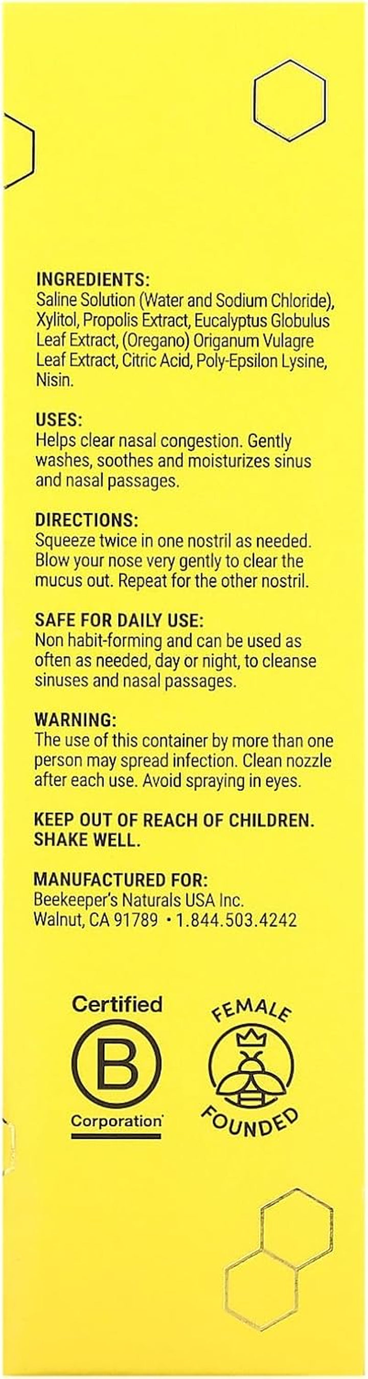 Propolis plus Nasal Spray, 1 Fz