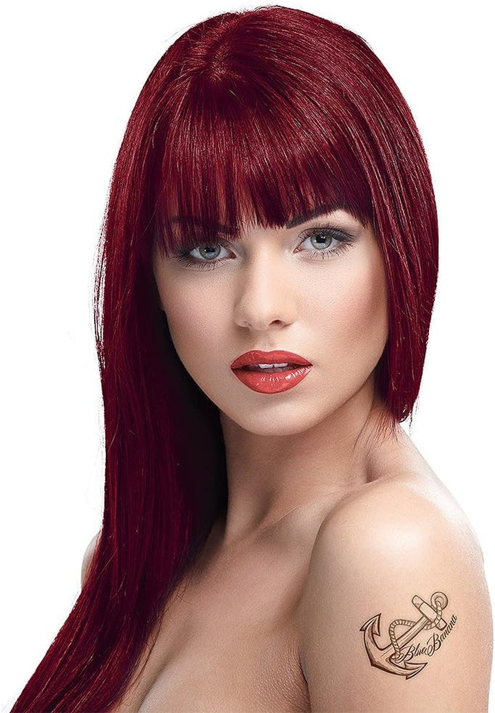 2X  Semi-Permanent Hair Dye 2X 100Ml (Fire Red)