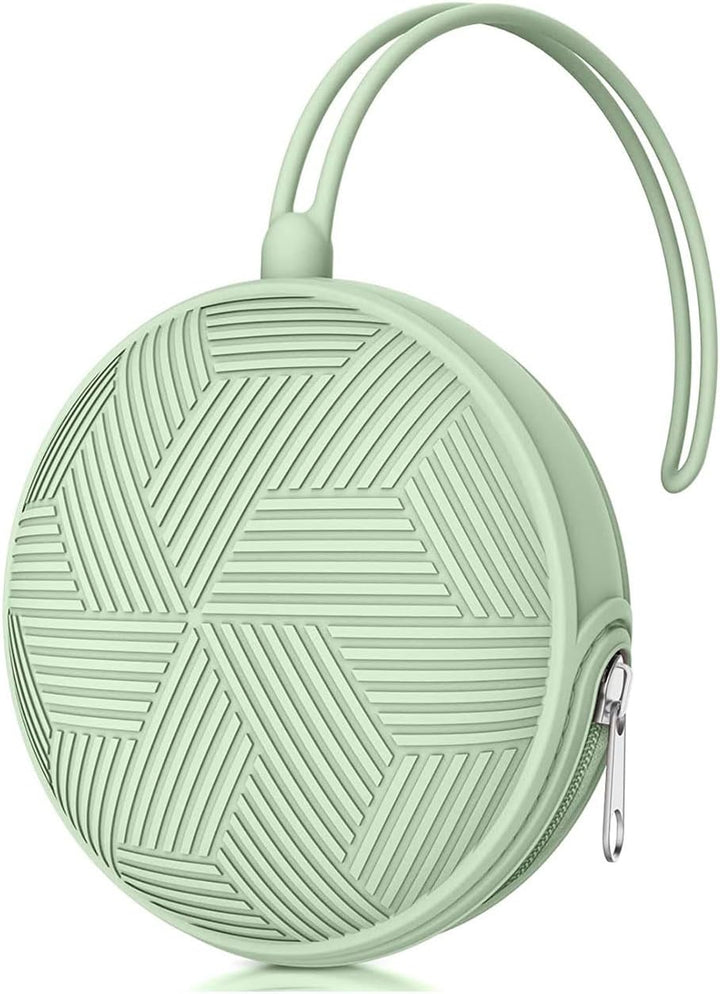 Dummy Holder Case Set,Bpa Free Silicone Pacifier Holder Pod,Dummy Storage Box,Portable Soother Pods for Baby Nappy Changing Bag Stroller,Travel,Home,Easy to Clean(Pink)