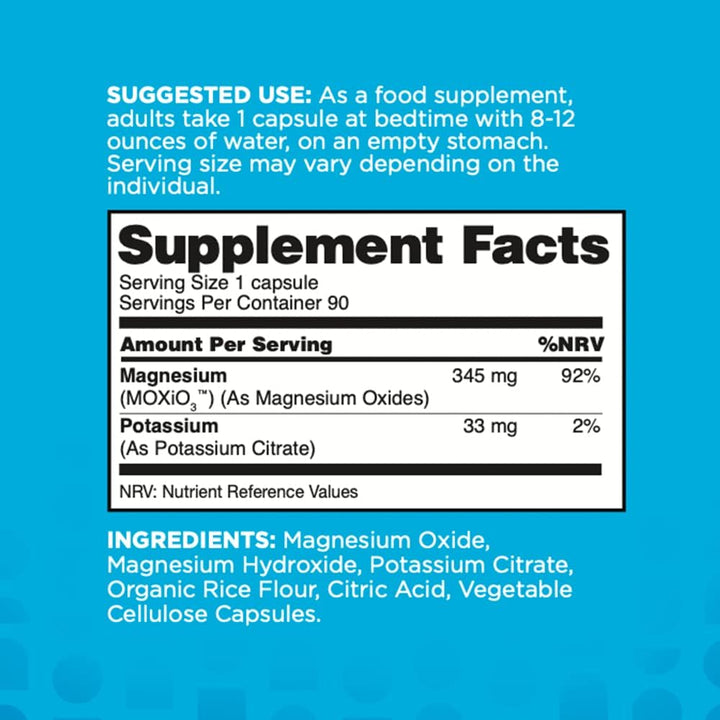 Mag O7 Oxygen Digestive System Cleanser Capsules, 90 Count