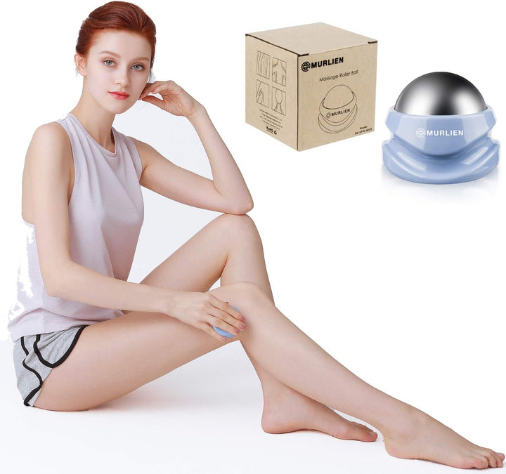 Ice Therapy Massage Roller Ball, Manual Massager for Deep Tissue Massage, Alleviating Muscle Tension and Pain Relief, Suitable for Neck, Back, Shoulders, Arms, Legs, Thighs Etc.