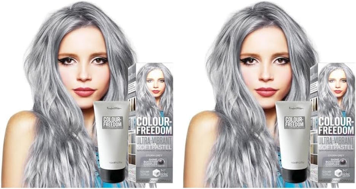 Colour-Freedom 150Ml Mystic Purple Semi-Permanent Hair Colour - Ultra-Vibrant Vegan Friendly Colour Mask with Shine Booster Complex - Ammonia Free Colour Lasts up to 6-10 Washes