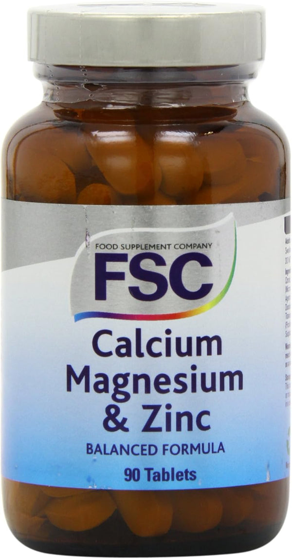 Calcium Magnesium and Zinc - Pack of 90 Tablets
