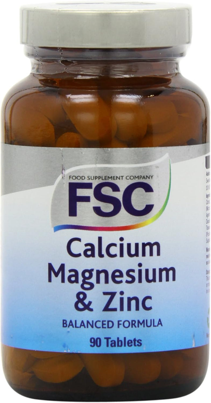 Calcium Magnesium and Zinc - Pack of 90 Tablets