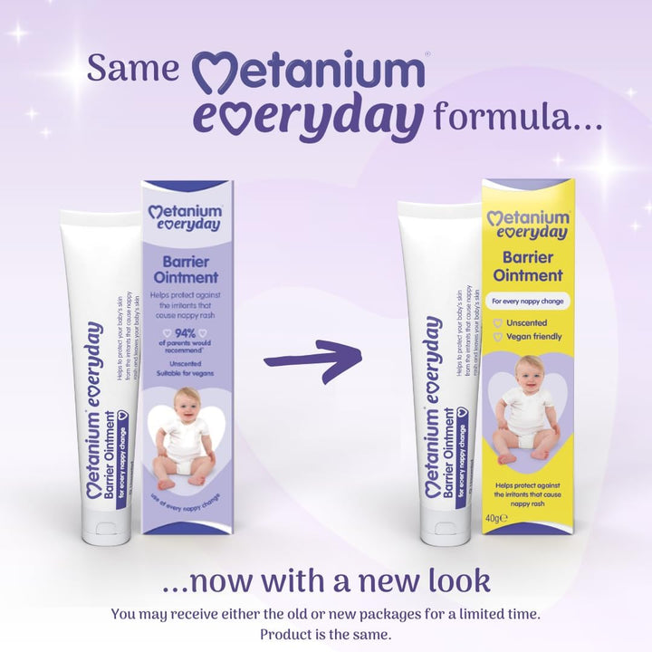 Everyday Barrier Ointment, Protection from Irritants, for Everyday Nappy Change, Fragrance Free, Lanolin Free 40 G