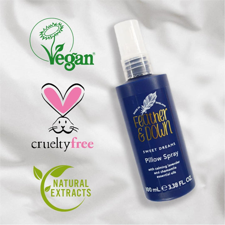 Pillow Spray Duo Gift Set (50Ml Sweet Dreams Pillow Spray & 50Ml Breathe Well Pillow Spray) - the Perfect Sleep Gift. Cruelty Free. Vegan Friendly.