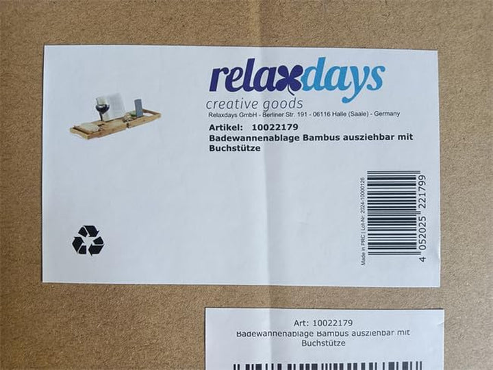 Bamboo Bathtub Caddy, Wooden Bathroom Rack with Bookstand, Extendable, HWD: 19 X 107.5 X 23 Cm, Natural