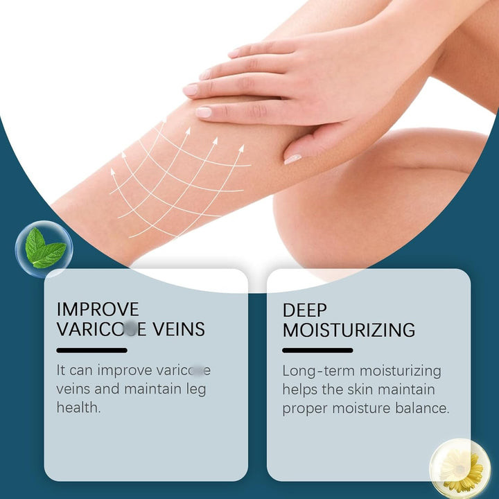 Bee Venom Varicos/E Ve/Ins Treatment for Legs,Varico/Se Relief Vein/S Cream,Varicos/E Vein/S Treatment Cream,Spider Vei/Ns Repair Crea/M,Tired and Heavy Legs Relief,Non-Greasy,Fast-Absorbing