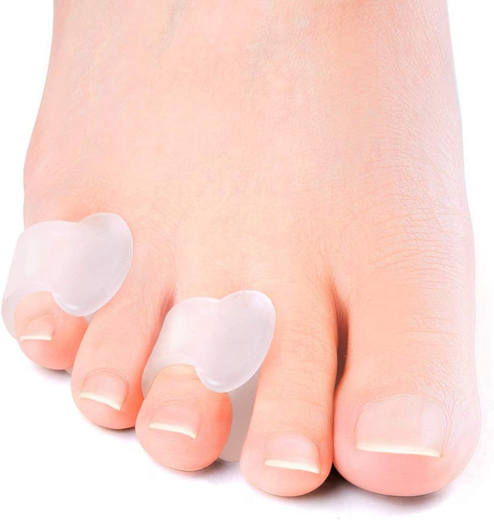 Gel Toe Separator, Pinky Toe Spacers, Little Toe Cushions for Preventing Rubbing & Relieve Pressure (Pack of 12)