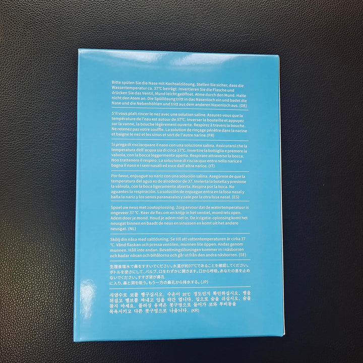 120 X Sinus Rinse Mix + 1X Nasal Wash Bottle (300Ml), Nasal Rinse Sachets Kit, Neti Pot Salt, Nasal Irrigation, Nasal Douche,Sinus Relief, Neti-Pot
