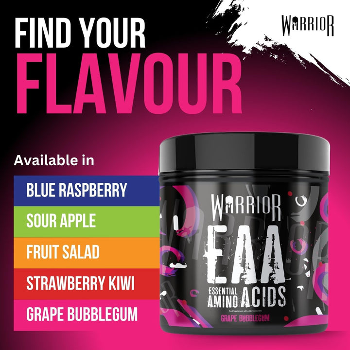 EAA - Essential Amino Acids - 360G - Provides Exceptional Support for Recovery & Muscle Soreness - Formula Includes Cyclic Dextrin, Taurine and More, Grape Bubblegum