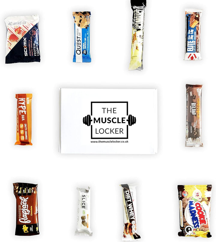 Protein Snack Box - Gym Gifts for Men & Women - High Protein Hamper with Bars & Snacks - Fitness Gift for Gym Lovers - High Protein Selection Box