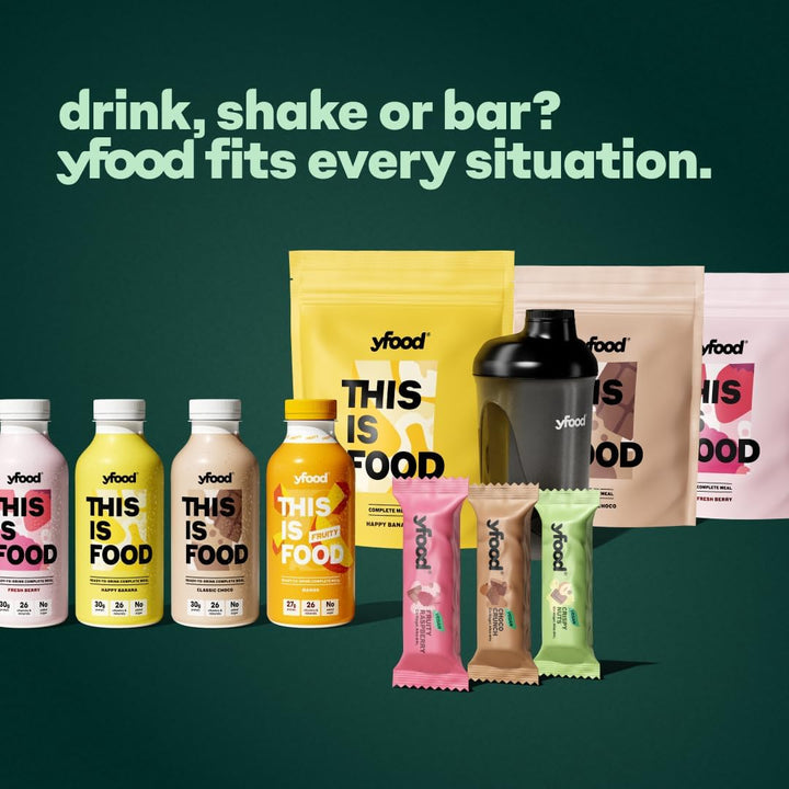 Tasterpack, Tasty Meal Replacement, THIS IS FOOD Drink, 34G Protein, 26 Vitamins and Minerals, 5 Flavour Taster Pack (5 X 500Ml)