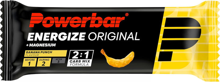 r Energize Original Banana Punch 15X55G - High Carb Energy Bar + C2MAX Magnesium and Sodium
