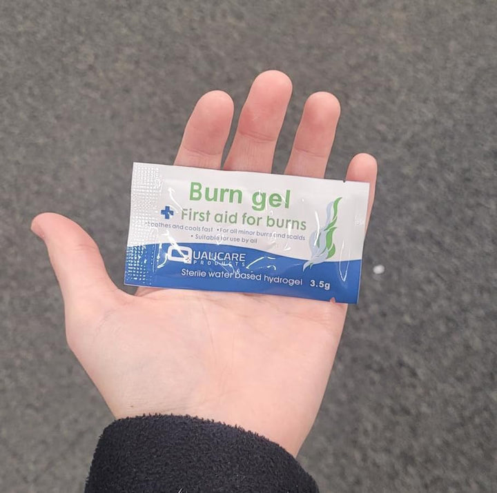 First Aid Burn Gel Blots Sachets 3.5G - Soothes & Cools Burns/Scalds (Pack of 5)