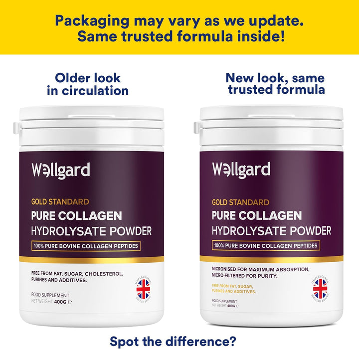Collagen Powder, Gold Standard Bovine Collagen Peptides Powder by  - High Levels of the 8 Essential Amino Acids, Collagen Supplements, Halal & Kosher, Made in UK